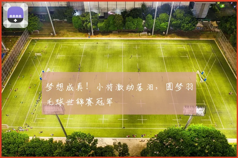 梦想成真!小将激动落泪,圆梦羽毛球世锦赛冠军